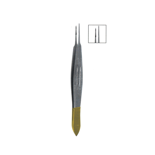 TC Castroviejo Forcep 1x2 teeth, 골드 캐스트로비죠 포셉 유구 10.5cm