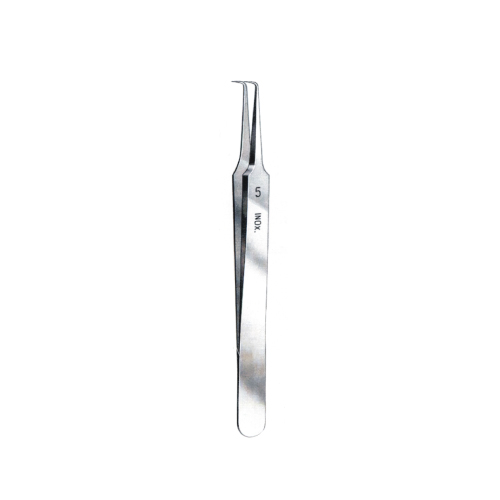 Eelctronic Forcep No.5, 10.6cm, 90 Bent, 전자포셉 10.6cm, 미세포셉 5번, 90도 앵글