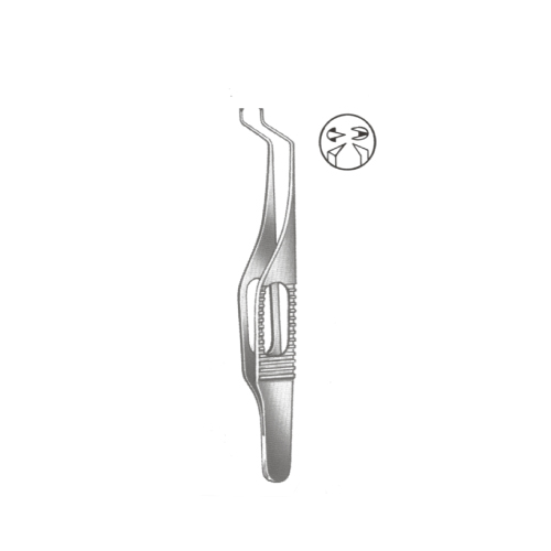 Gill-Hess Forcep 1x2 teeth 길헤스 포셉 유구 홍채핀셋 7cm