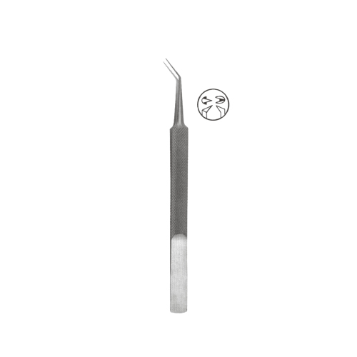 Capsular Hexis Forcep, 캡슐러 헥시스 포셉 11cm, Round, 1x2 teeth, 앵글,곡, 유구