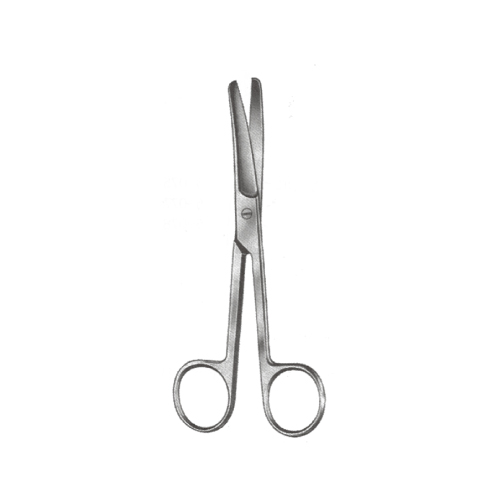 Operating Scissor Curved, 발사가위 Blunt/Blunt 곡 14cm