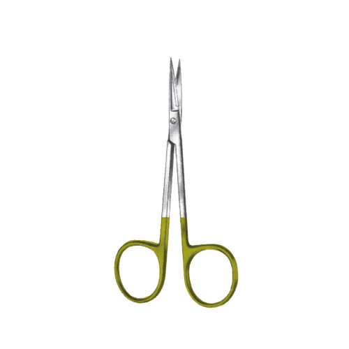 TC Iris Scissor, 골드안과가위 Sharp/Sharp Straight'직', '곡'