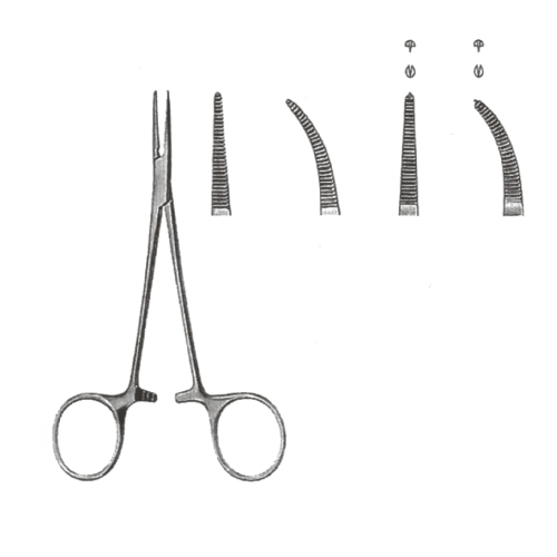 Mosquito Forcep, 모스키토 지혈감자 9.5cm, 12.7cm, Straight, Curved