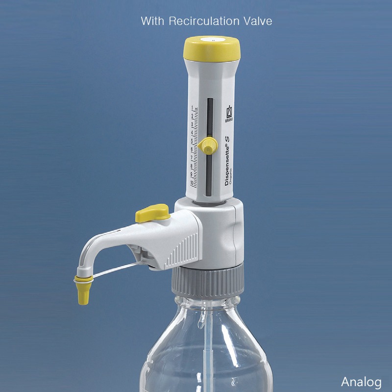 Brand GmBH Dispensette S Organic Analog-adjustable, 오가닉 아날로그 바틀탑 디스펜서