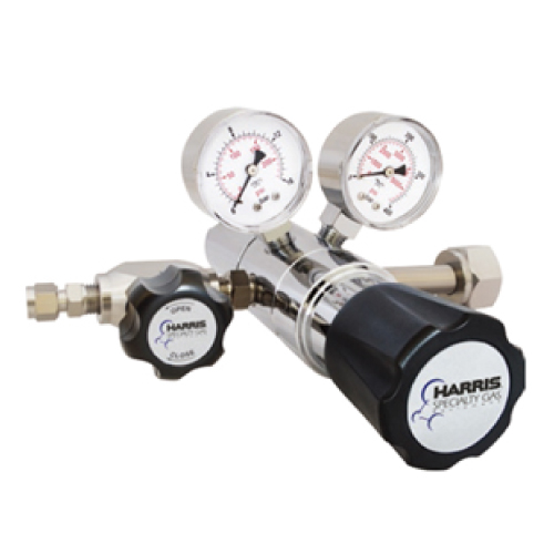 HARRIS, Gas Regulator HPI120C, High purity 2 stage barstock