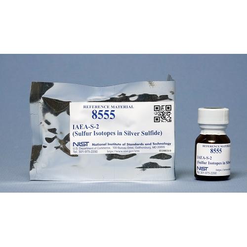 NIST, 8555, IAEA-S-2 (Sulfur Isotopes in Silver Sulfide) 0.5, g
