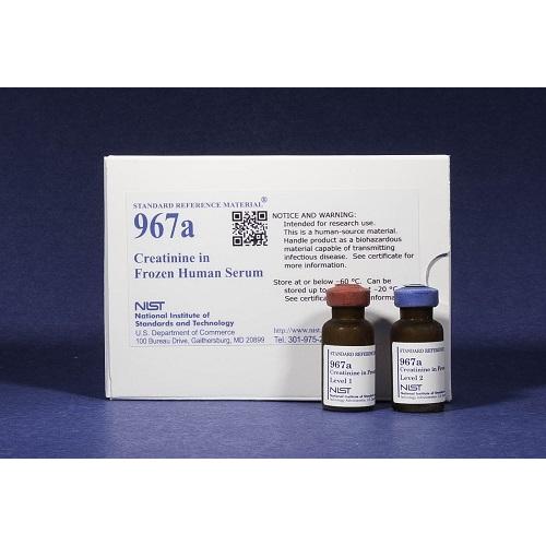 NIST, 967a, Creatinine in Frozen Human Serum 4 x, 1mL