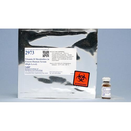 NIST, 2973, Vitamin D Metabolites in Frozen Human Serum (High Level) 2 x, 1mL