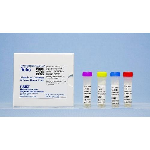 NIST, 3666, Albumin and Creatinine in Frozen Human Urine 4 x, 1mL