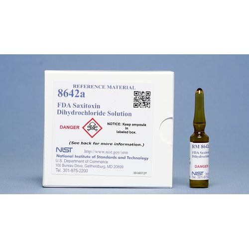 NIST, 8642a, FDA Saxitoxin Dihydrochloride Solution 5 x, 1.2mL