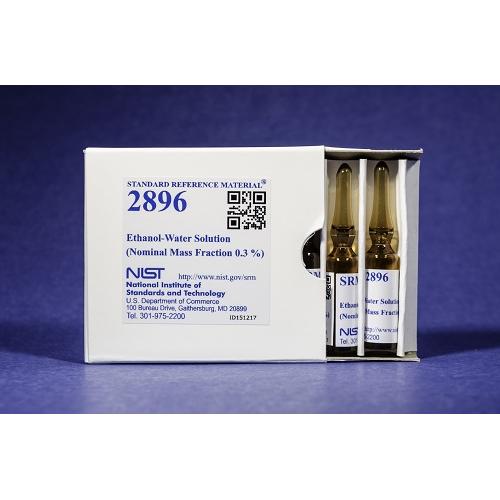 NIST, 2896, Ethanol-Water Solution (Nominal Mass Fraction 0.3 %) 5 x, 1.2mL