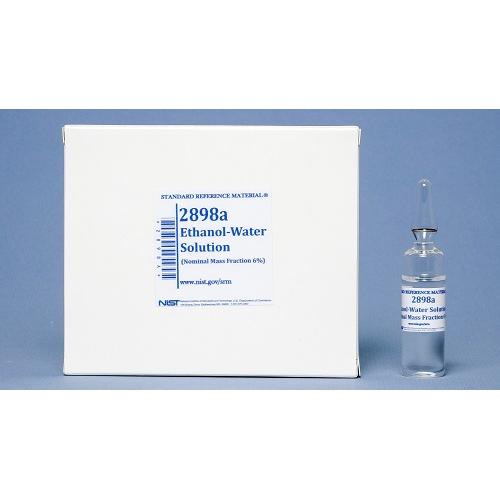 NIST, 2898a, Ethanol-Water Solution (Nominal Mass Fraction 6 %) 5 x, 10mL