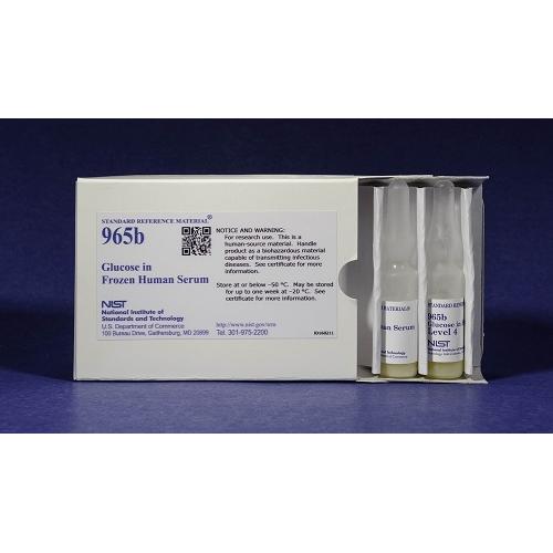 NIST, 965b, Glucose in Frozen Human Serum, set(8)