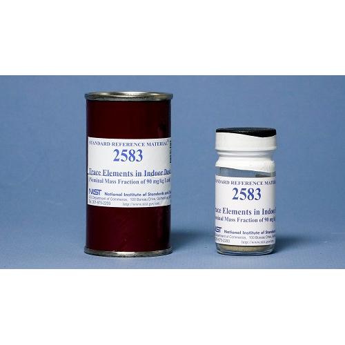 NIST, 2583, Trace Elements in Indoor Dust (Nominal Mass Fraction of 90 mg/kg Lead), 8g