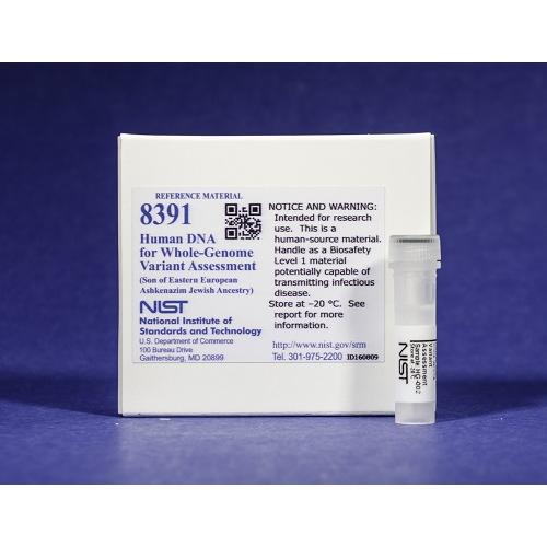 NIST, 8391, Human DNA for Whole-Genome Variant Assessment (Son of Eastern European Ashkenazi Jewish Ancestry)(HG-002), 1vial
