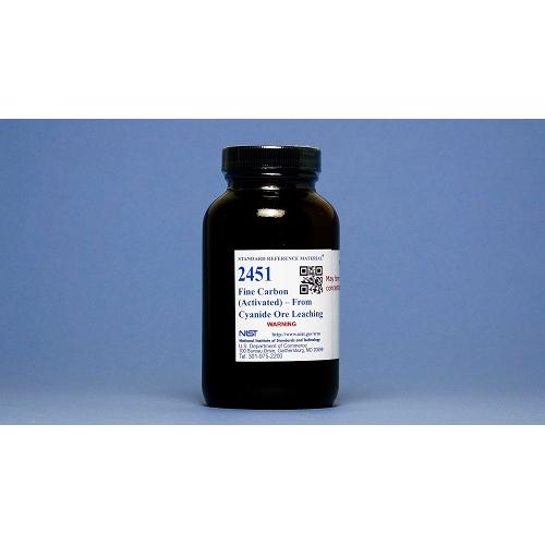 NIST, 2451, Fine Carbon (Activated) From Cyanide Ore Leaching, 100g