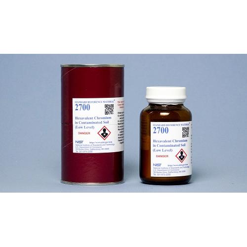 NIST, 2700, Hexavalent Chromium in Contaminated Soil (Low Level), 75g