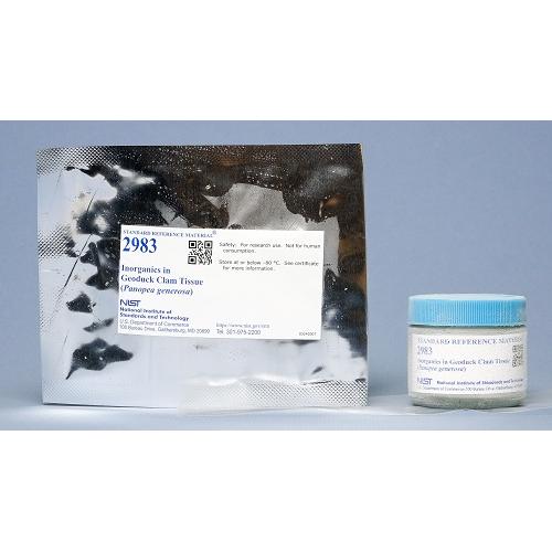 NIST, 2983, Inorganics in Geoduck Clam Tissue (Panopea generosa), 12g