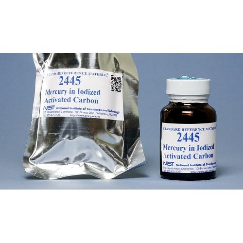 NIST, 2445, Mercury in Iodinated Activated Carbon, 25g