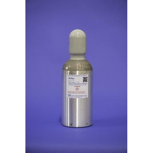 NIST, 2636a, Carbon Monoxide in Nitrogen (Nominal Amount-of-Substance Fraction 250 μmol/mol), 6L/cylinder