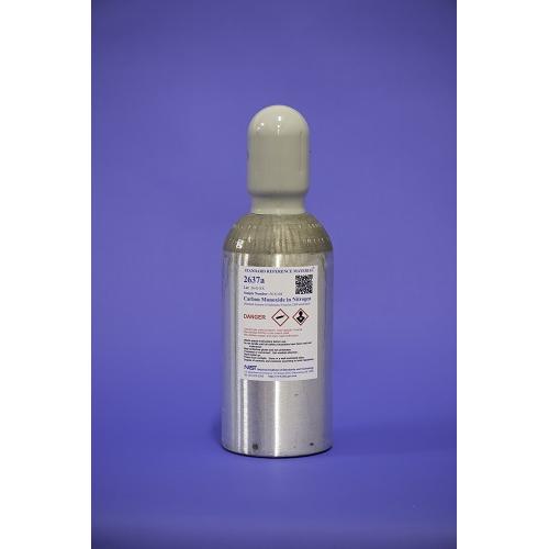 NIST, 2637a, Carbon Monoxide in Nitrogen (Nominal Amount-of-Substance Fraction 2500 μmol/mol), 6L/cylinder