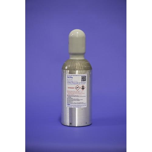 NIST, 2639a, Carbon Monoxide in Nitrogen (Nominal Amount-of-Substance Fraction 1 % mol/mol), 6L/cylinder