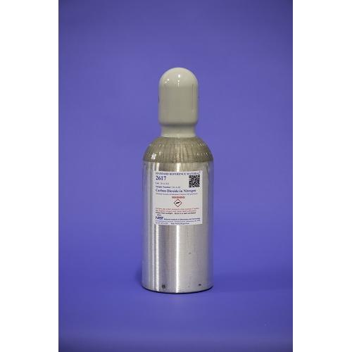NIST, 2617, Carbon Dioxide in Nitrogen (Nominal Amount-of-Substance Fraction 500 μmol/mol), 6L/cylinder