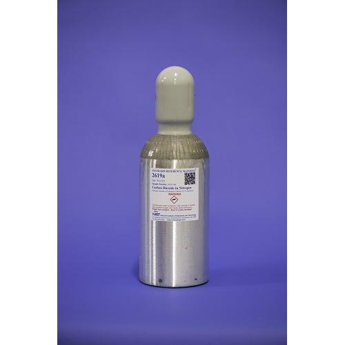 NIST, 2619a, Carbon Dioxide in Nitrogen (Nominal Amount-of-Substance Fraction 0.5 % mol/mol), 6L/cylinder