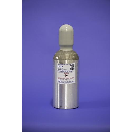 NIST, 2621a, Carbon Dioxide in Nitrogen (Nominal Amount-of-Substance Fraction 1.5 % mol/mol), 6L/cylinder