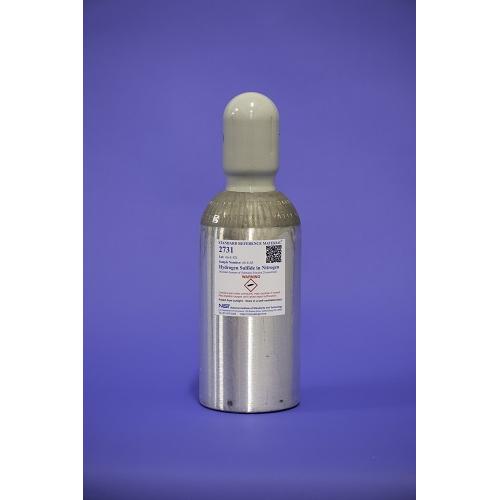 NIST, 2731, Hydrogen Sulfide in Nitrogen (Nominal Amount-of-Substance Fraction 20 μmol/mol), 6L/cylinder