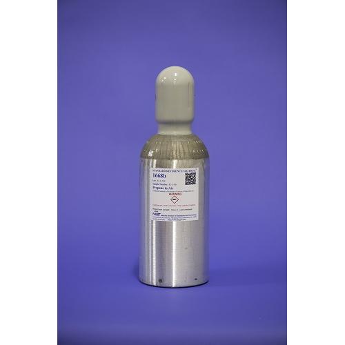 NIST, 1668b, Propane in Air (Nominal Amount-of-Substance Fraction 100 μmol/mol), 6L/cylinder