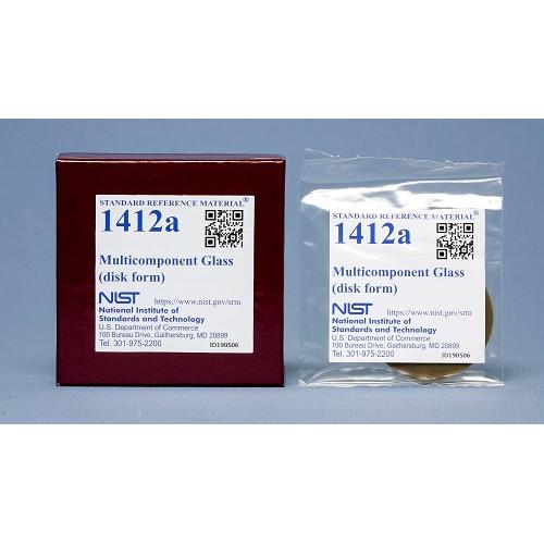 NIST, 1412a, Multicomponent Glass (disk form), disk