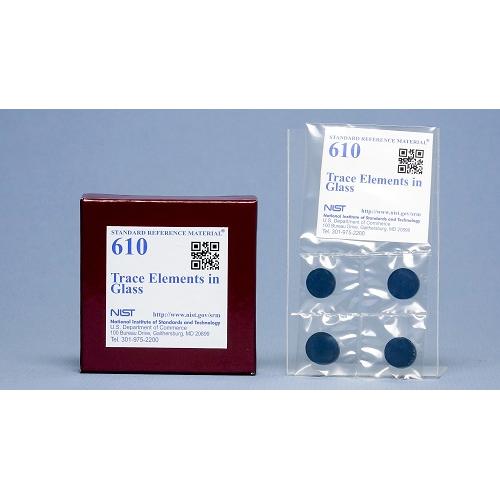 NIST, 610, Trace Elements in Glass, 4wafers