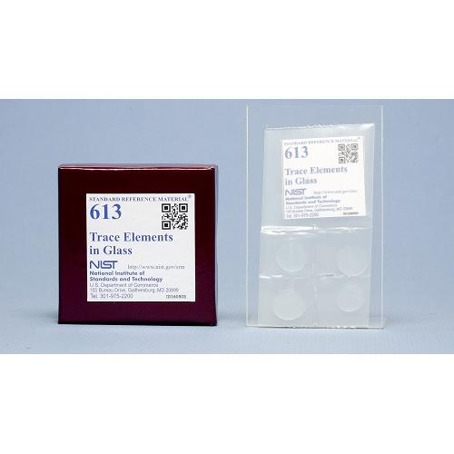 NIST, 613, Trace Elements in Glass, 4wafers