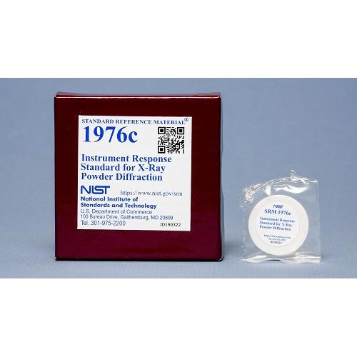 NIST, 1976c, Instrument Response Standard for X-Ray Powder Diffraction, disc