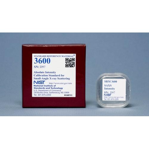 NIST, 3600, Absolute Intensity Calibration Standard for Small-Angle X-Ray Scattering, coupon