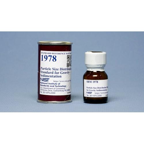 NIST, 1978, Particles Size Distribution Standard for Gravity Sedimentation, 5g