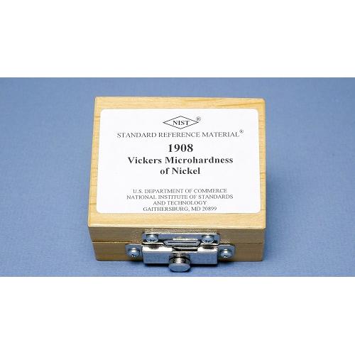 NIST, 1908, Vickers Microhardness of Nickel, each