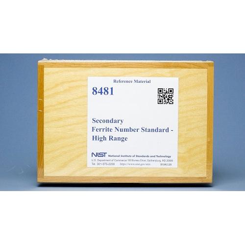 NIST, 8481, Secondary Ferrite Number Standard - High Range, set(8)