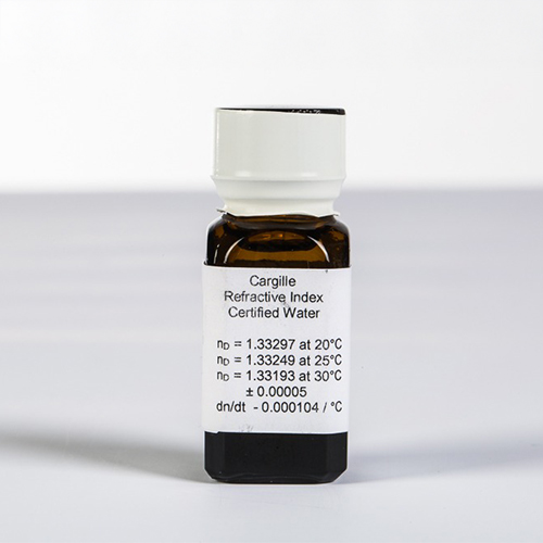 Cargille, Calibration Liquids, Certified Water, Refractive Index Certified Water